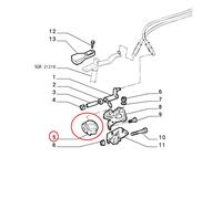 CUFFIA CAMBIO FIAT IDEA - MAREA - LANCIA DELTA - MUSA ORIGINALE 46433442