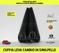 Cuffia Cambio Fiat Panda Country Club Leva Marce Similpelle kit set nero auto da