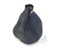 CUFFIA CAMBIO LANCIA YPSILON 2004->2011 ORIGINALE IN PELLE CON CORNICE CROMATA