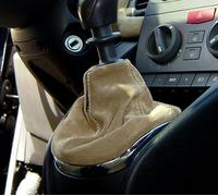 cuffia cambio per LANCIA YPSILON 03/12 PELLE ALCANTARA BEIGE no parti plastiche