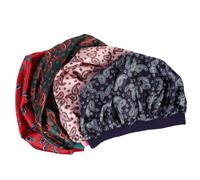 Cuffia Chioma Notte in Raso 4 Pezzi, Elastica per Donne
