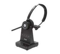 Cuffia con microfono Auerswald COMfortel H-600 Auricolare Con cavo e senza A Padiglione Ufficio Bluetooth Nero (AUERSWALD Headset DECT) [90349]