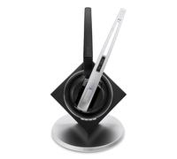 Cuffia con microfono EPOS IMPACT DW Office ML - EU Auricolare Wireless A clip, Padiglione, Passanuca Ufficio Base di ricarica Nero, Argento [1000529]