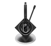 Cuffia con microfono EPOS IMPACT DW Pro 1 ML - EU Auricolare Wireless A Padiglione Ufficio Base di ricarica Nero, Argento [1000533]
