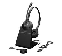 Cuffia con microfono Jabra Engage 55 SE Auricolare Wireless A Padiglione Ufficio Nero (JABRA ENGAGE MS STEREO - USB-A W/CHARGING STAND EMEA/APAC) [9659-455-111]