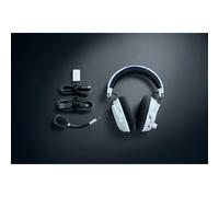 Cuffia con microfono Razer BlackShark V3 Pro Auricolare Con cavo e senza A Padiglione Gaming USB tipo Bluetooth Bianco (RAZER BLACKSHARK PRO PS HEADSET WHT) [RZ04-05400600-R3G1]