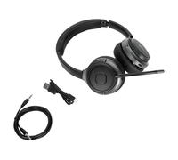 Cuffia con microfono Targus AEH104GL cuffia e auricolare Con cavo senza A Padiglione Musica Chiamate USB tipo-C Bluetooth Nero NEW
