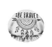Cuffia da a Be Brave Boho Style Dream Net Citazioni ispiratrici Cuffia da a impermeabile Cuffia per capelli per adulti per tutti i tipi di capelli