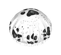 Cuffia da a con motivo di cane, cuffia da notte cuffia da bagno elastica impermeabile a doppio strato cuffia da bagno riutilizzabile