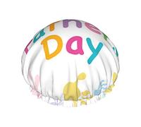 Cuffia da a con stampa a mano e felice festa del papà per donna Cuffia da a riutilizzabile in tessuto a doppio strato Cuffia per capelli da ragazza