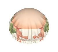 Cuffia da a con stampa artistica "Rane Nursery" con doppio strato di rivestimento impermeabile