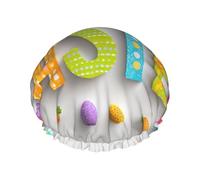 Cuffia da a con stampa di lettere spesse e grassetto, tipografia pasquale, doppio strato, impermeabile, foderata