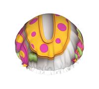 Cuffia da a con stampa tipografica e stampa di gioia pasquale, foderata a doppio strato, impermeabile, per la a