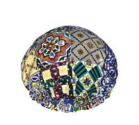 Cuffia da a, cuffia da a da bagno riutilizzabile marocCina per capelli lunghi da donna, cappello da a impermeabile a doppio strato protezione per capelli per bambini ragazze donne, 1