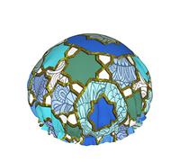 Cuffia da a, cuffia da a da bagno riutilizzabile marocCina per donna, cappello da a impermeabile a doppio strato protezione per capelli per bambini ragazze donne, 1 confezione