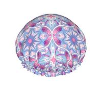 Cuffia da a Cuffia da bagno con stampa marocCina Cuffia per capelli impermeabile Cuffia da a leggera a doppio strato per donna Uomo Bambini Ragazzi