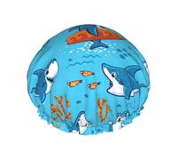 Cuffia da a doppia con stampa balena sottomarina, cuffie da a per donna e uomo, per salone, uso domestico