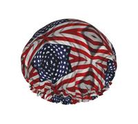 Cuffia da a doppia impermeabile, design completamente stampato antispruzzo, Peva morbido e delicato sulla pelle, corda elastica stretta, adatta per maschera da bagno, cuffia per la cura dei capel