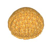 Cuffia da a doppia impermeabile, design completamente stampato antispruzzo, Peva morbido e delicato sulla pelle, corda elastica stretta, adatta per maschera da bagno, cuffia per la cura dei capel