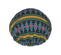 Cuffia da a doppia impermeabile, design completamente stampato antispruzzo, Peva morbido e delicato sulla pelle, corda elastica stretta, adatta per maschera da bagno, cuffia per la cura dei capel