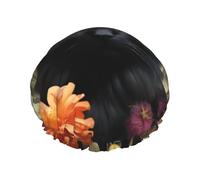 Cuffia da a doppia impermeabile, design completamente stampato antispruzzo, Peva morbido e delicato sulla pelle, corda elastica stretta, adatta per maschera da bagno, cuffia per la cura dei capel