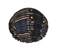 Cuffia da a doppia impermeabile, design completamente stampato antispruzzo, Peva morbido e delicato sulla pelle, corda elastica stretta, adatta per maschera da bagno, cuffia per la cura dei capel