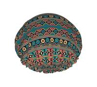 Cuffia da a doppia impermeabile, design completamente stampato antispruzzo, Peva morbido e delicato sulla pelle, corda elastica stretta, adatta per maschera da bagno, cuffia per la cura dei capel