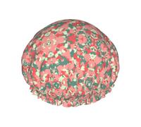 Cuffia da a doppia impermeabile, design completamente stampato antispruzzo, Peva morbido e delicato sulla pelle, corda elastica stretta, adatta per maschera da bagno, cuffia per la cura dei capel