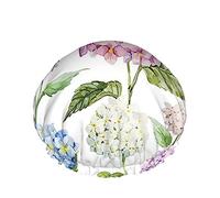 Cuffia da a floreale Ortensia Fiore Foglia Giardino Flora in primavera Grandi cuffie da bagno per donna Uomo Ragazza Capelli lunghi Cappelli riutilizzabili impermeabili Viola Blu Verde Bianco