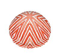 Cuffia da a geometrica Modern Art Red White Stripes Line Diamond Chevron Grandi cuffie da bagno per donna Uomo Ragazza Capelli lunghi Cappelli riutilizzabili impermeabili