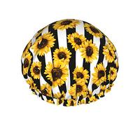 Cuffia da a girasole gialla per donna, cuffia da a riutilizzabile impermeabile Cuffia da bagno Cuffia da a turbante per ragazze