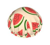 Cuffia da a impermeabile a doppio strato con elastico riutilizzabile a forma di anguria succosa