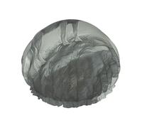 Cuffia da a impermeabile a doppio strato con motivo a cartoni animati per capelli lunghi da donna Lone Wolf Gazing