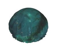 Cuffia da a impermeabile riutilizzabile a doppio strato per capelli lunghi da donna Enchanted Mermaid Underwater