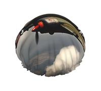 Cuffia da a lavabile e riutilizzabile con stampa "Aereo della seconda guerra mondiale"/cappello per capelli con fodera/elastico, adatta a tutte le lunghezze dei capelli