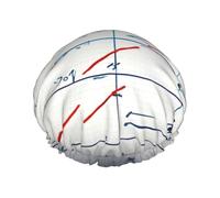 Cuffia da a lavabile e riutilizzabile con stampa di formule matematiche/cappello per capelli con fodera/elastico adatto a tutte le lunghezze dei capelli