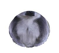 Cuffia da a lemure, simpatico lemure seduto nella foresta degli alberi Cuffia da bagno impermeabile a doppio strato per animali perfetta per tutte le lunghezze e gli spessori dei capelli