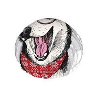 Cuffia da a per cani Husky, divertente cane Hu indossa bandana natalizia invernale e occhiali Cuffia da bagno impermeabile a doppio strato perfetta per tutte le lunghezze e gli spessori dei capelli