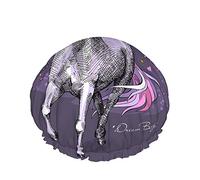 Cuffia da a per Cavalli, Magico Unicorno Viola con Una Criniera Stellata Rosa Brillante Cuffie da Bagno a Doppio Strato Impermeabili Perfette per Tutte Le Lunghezze E Gli Spessori Dei Capelli