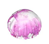 Cuffia da a Pink Ink Cuffia da bagno Cuffia per capelli impermeabile Cuffia da a leggera a doppio strato per donna Uomo Bambini Adolescenti