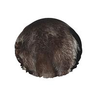 Cuffia da a, Ritratto ravvicinato di un procione divertente che sembra curioso Una cuffia da bagno doppia impermeabile, cuffia da a elastica riutilizzabile, cuffia da bagno cuffia da notte