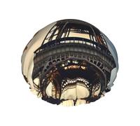 cuffia da a riutilizzabile con stampa della Torre Eiffel di Parigi per le donne, cuffia DoubleHair, cuffia per capelli per adulti per tutti i capelli