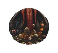 Cuffia da a riutilizzabile The Ancient Octopus - cuffia da a quotidiana a doppio strato impermeabile, elastica ed ecologica