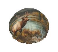 Cuffia da a riutilizzabile The Little Deer - cuffia da a quotidiana a doppio strato impermeabile, elastica ed ecologica