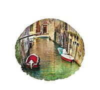 Cuffia da a Venezia, bellissime opere d'arte di Venezia in stile pittura Cuffie da bagno impermeabili a doppio strato perfette per tutte le lunghezze e gli spessori dei capelli