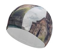 Cuffia da bagno della Chiesa armena Cuffie da nuoto ad alta elasticità adatte sia ai capelli lunghi che a quelli corti Comoda cuffia da a grande per ridurre la resistenza e proteggere i capelli