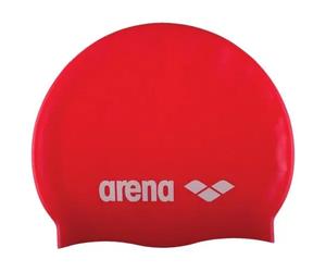Cuffia da bagno in silicone Arena Classic Rosso TU