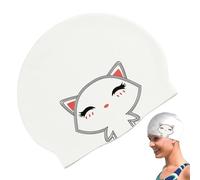 Cuffia da bagno in silicone - Cuffia da bagno flessibile per capelli lunghi, copertura resistente e confortevole con vestibilità ergonomica per ridurre le infiltrazioni d'acqua | per donne e uomini