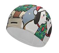 Cuffia da bagno intima per cuccioli, cuffie da nuoto ad alta elasticità, adatte sia per capelli lunghi che per capelli corti, comoda cuffia da a grande per ridurre la resistenza e proteggere i ca