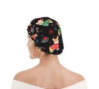 Cuffia da Bagno per Donna Christmas With Corgis Dog Cuffia Doccia per